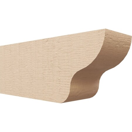 Ekena Millwork 6in. W x 8in. H x 20in. L Greensboro Woodgrain TimberThane Rafter Tail, Primed Tan RFTUR06X08X20GRNRCPR